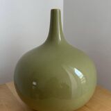 Large glazed ceramic ball vase LES HERITIERS FRANCE - By Aimé Cécil