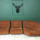 G-Plan vintage retro mid century corner modular 5 seater sofa suite by Km Wilkins