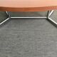 Table design low, oval shape, vintage.