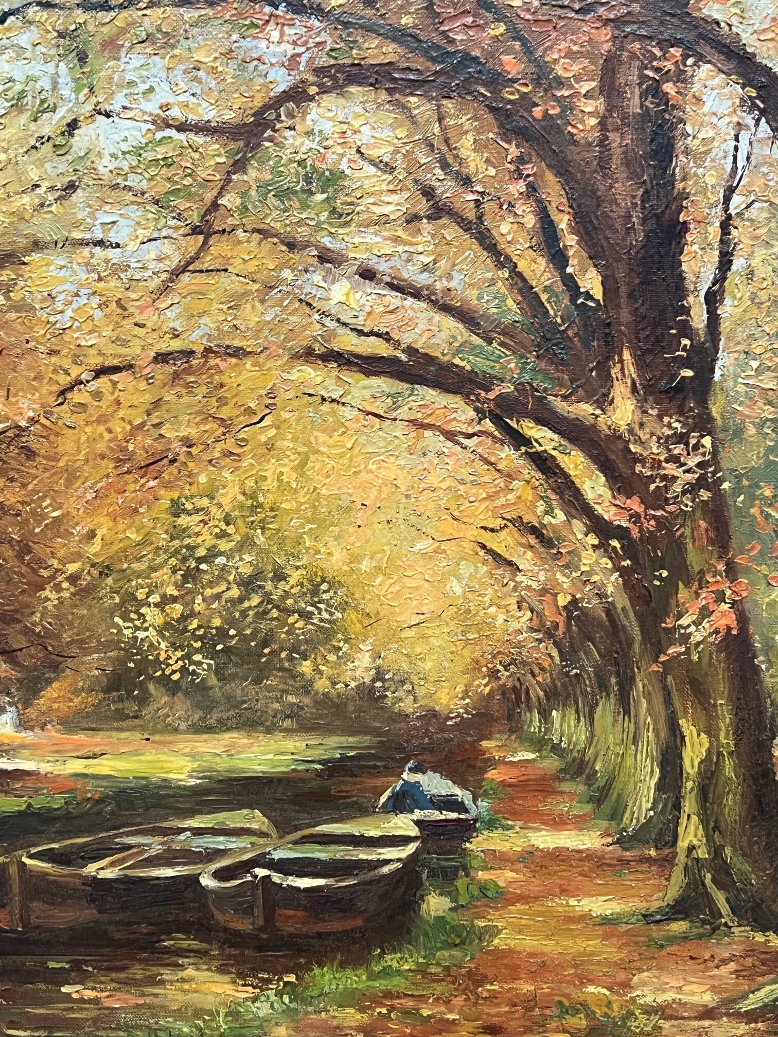 Autumn landscape. Impressionism.