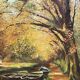 Autumn landscape. Impressionism.