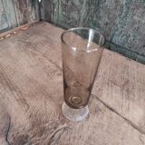 Verre à champagne français vintage de Luminarc, en gris fumé