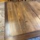 Table porte feuille en noyer, pieds Jacob