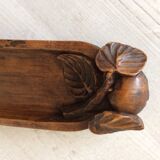 Art Deco wooden bread cut