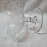 Baccarat crystal champagne glass, Rohan model, 1920