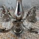 5-headed metal candlestick