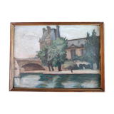 Paris tile factory and royal bridge
