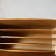 Honey wooden mail rack