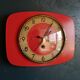 Vintage clock, "Manufrance Rouge" wall clock