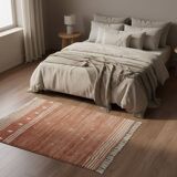 Handmade Moroccan terracotta rug, 150/250cm