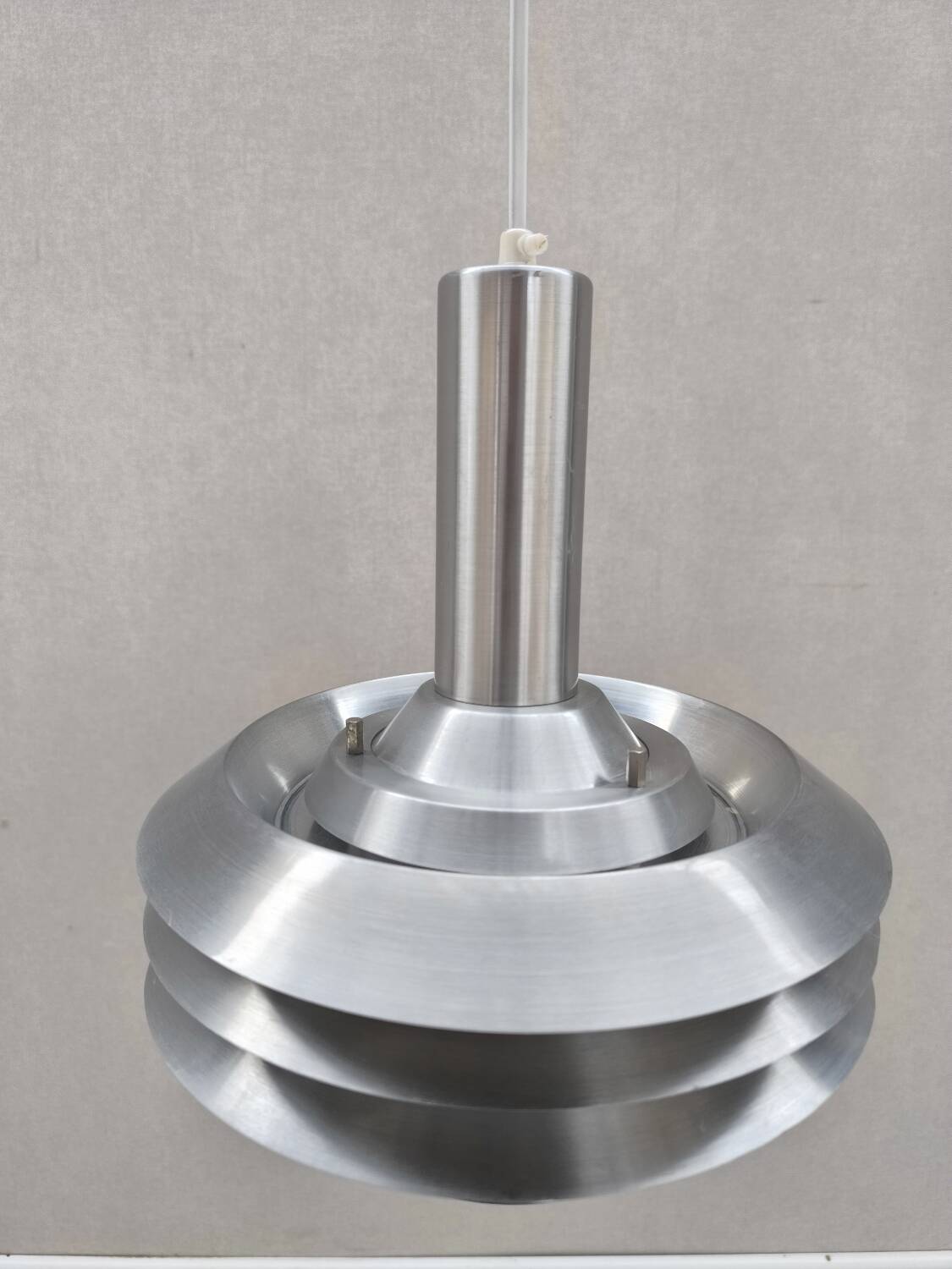 Suspension Aluminium par Lyskaer Belysning 1960s