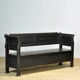 Antique pine drop-top bench, 1900s