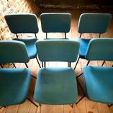 Set of 6 original chairs from the 60s/70s.