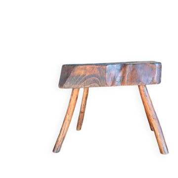 Tabouret brutaliste vintage