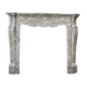 Fireplace Napoleon III in grey marble Saint-anne