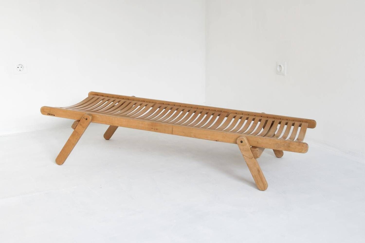 Vintage foldable Rex children's daybed by Niko Kralj for Stol, 1989