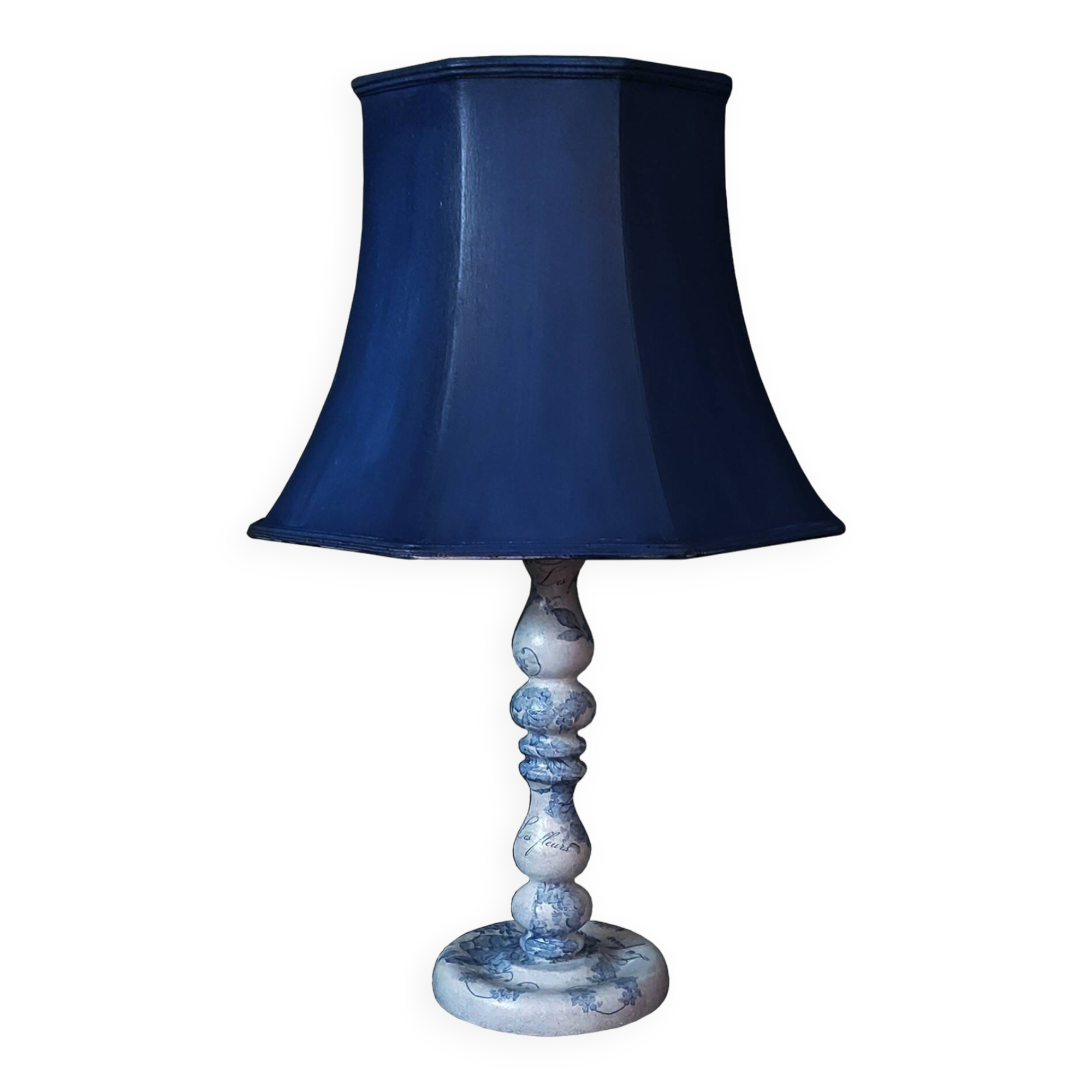 Lampe danoise, artisanale, hauteur 70 cm