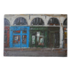 Old oil painting on wood, rue Parisienne