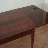 Rosewood extendable dining table, extended 189cm