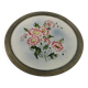 Art Nouveau tray, silver-plated brass, white porcelain, Austria, early 20th century