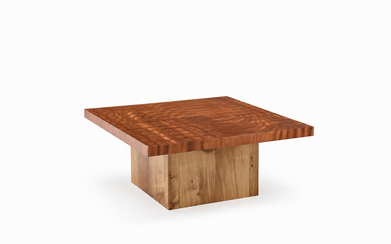 Exotic wood coffee table - ECHO model - contemporary design