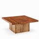 Exotic wood coffee table - ECHO model - contemporary design