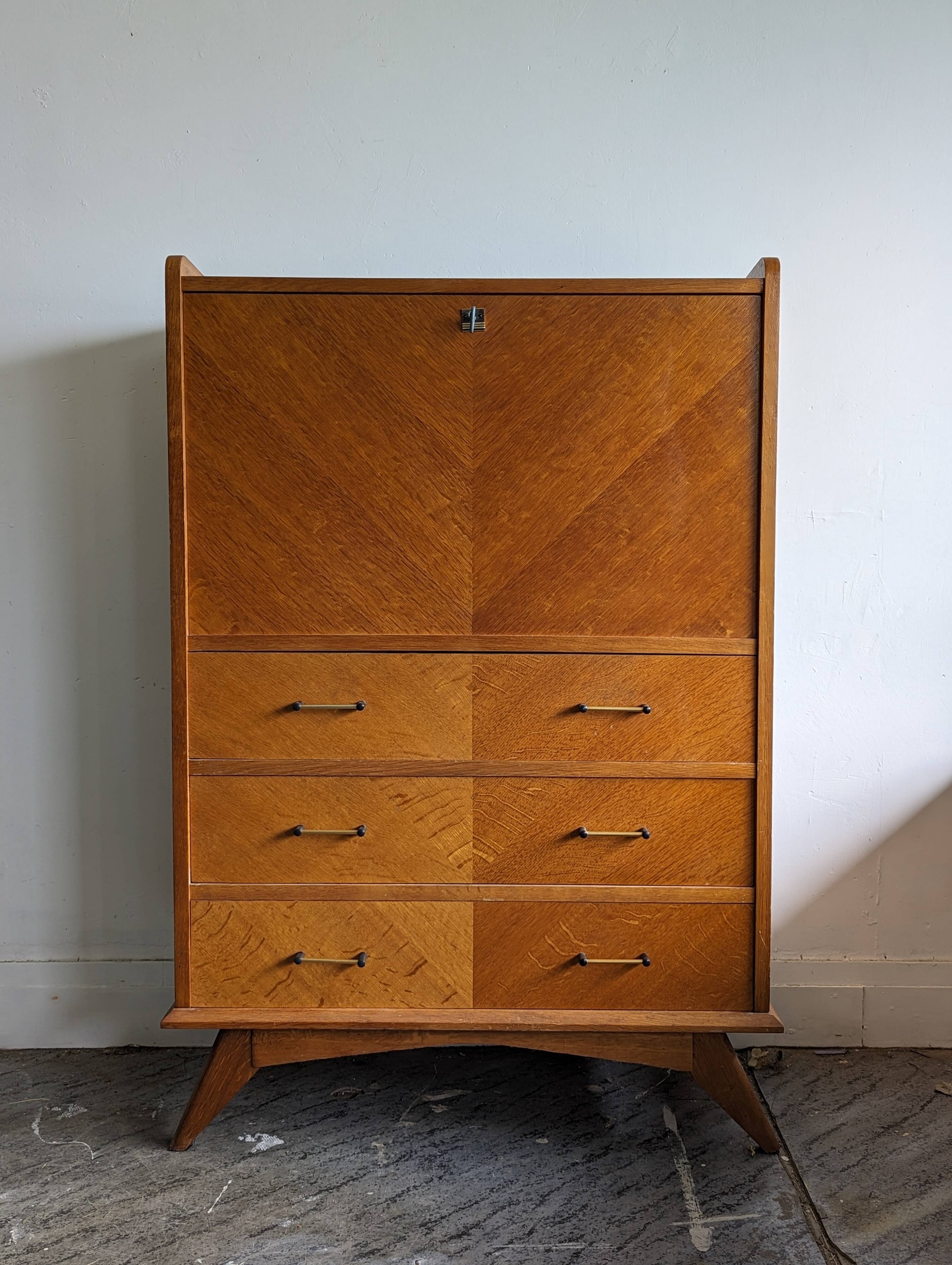 Secretary chest of drawers
