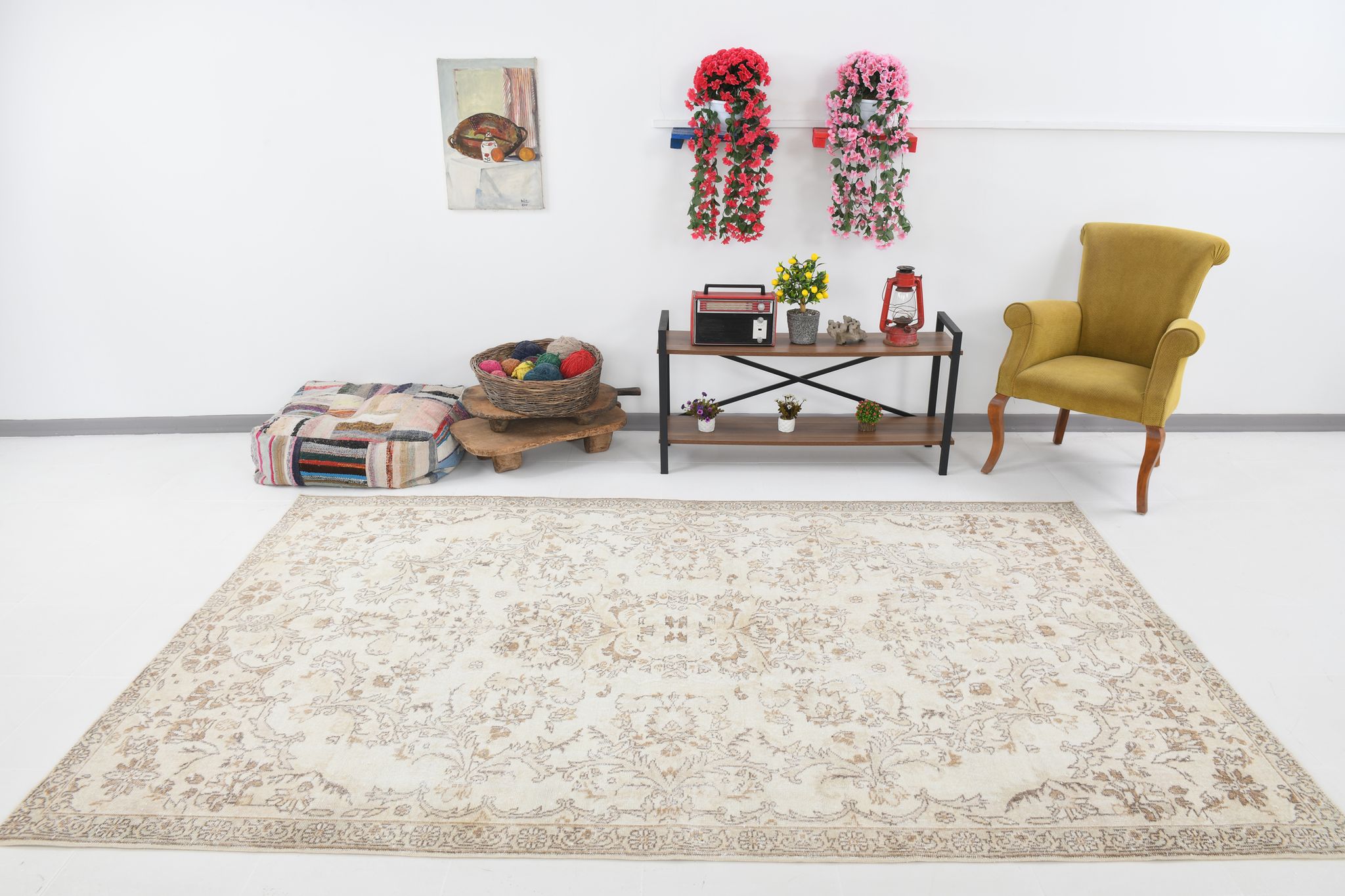 6x10 classic oriental vintage rug 189x297cm