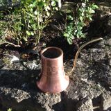 Brushed red copper watering can vintage 60s/70s