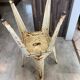 Authentic pair of Xavier Pauchard industrial Tolix metal stools 50