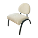 Fauteuil blanc bouclette