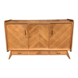 PRODUCT BHV - French row in blond oak of the 60s