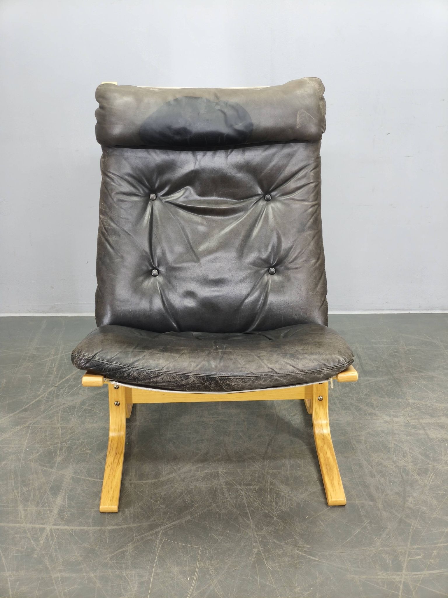 Ingmar Relling Siesta Lounge Chair in Leather, Norway, 1970s