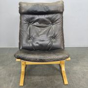 Ingmar Relling Siesta Lounge Chair in Leather, Norway, 1970s