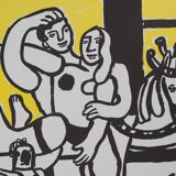 Fernand LEGER: Couple in love and horse, signed lithograph