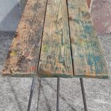 Folding workshop table