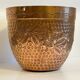 Large planter by villedieu in brass 1970s - 1980s