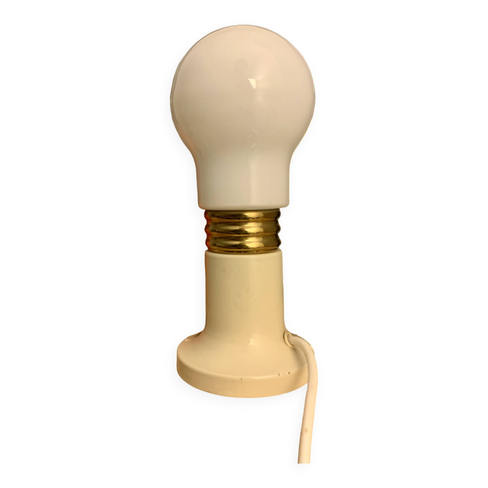 Vintage lamp bulb italian design retro