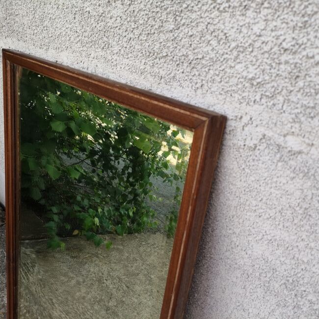 Old beveled mirror, trumeau