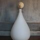 Vintage pendant light, white opaline water drop pendant light, opaline chandelier