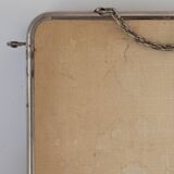 Vintage triptych barber mirror