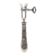 Christofle silver-plated leg of lamb fork — as new condition