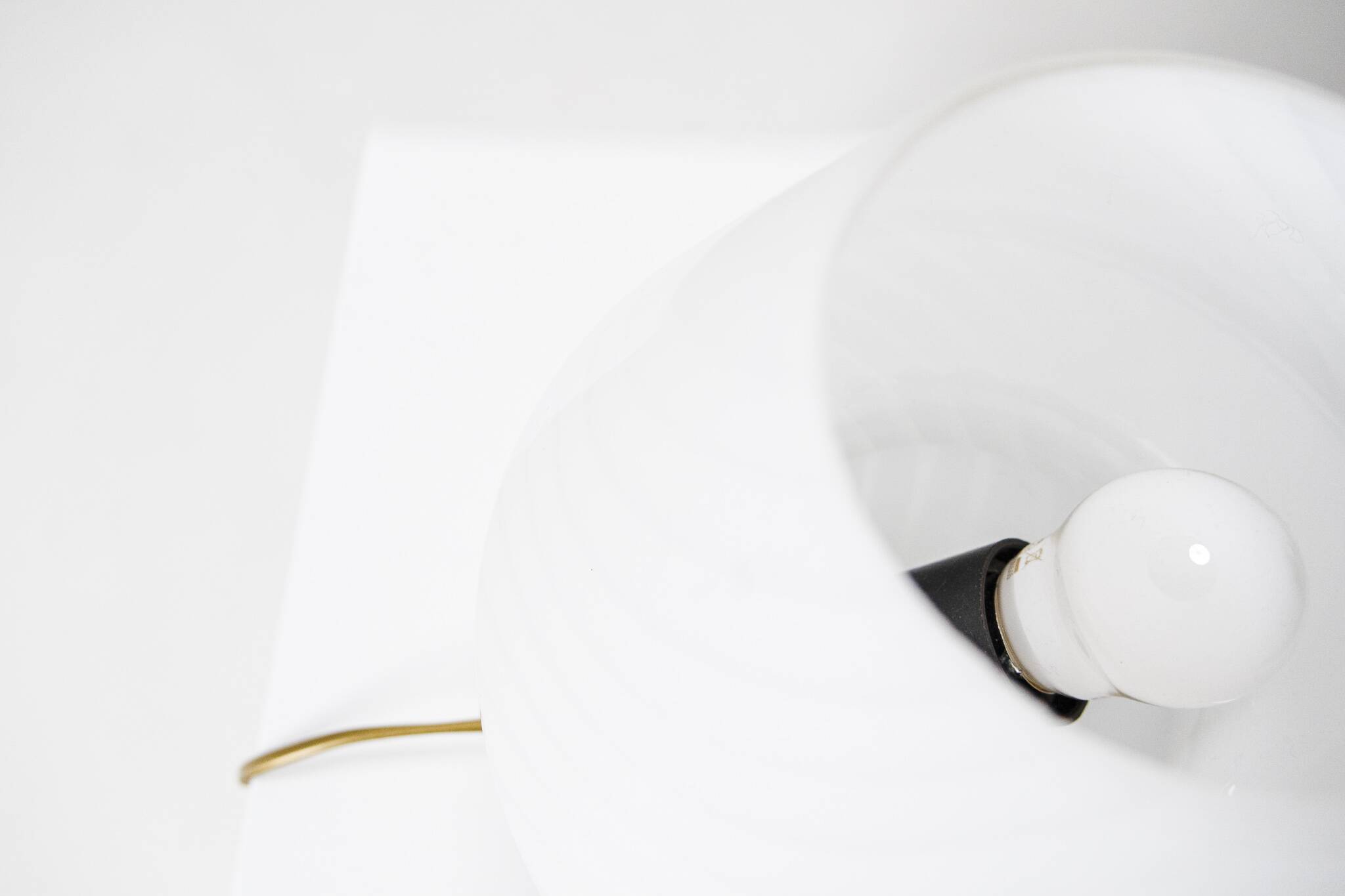 Set of 2 Mushroom Table Lamps by Venini for Mazzega, Italy, 1960s