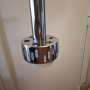 RAAK chrome metal pendant light, 1970s