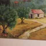 Tableau "la garrigue"