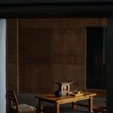 Uno & Östen Kristiansson, table basse rectangulaire en pin, milieu du XXe siècle, années 1970