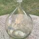 Dame Jeanne, bonbonne, bouteille en verre transparente, verre très épais