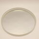 Vintage round white mirror 1960s