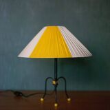 Vintage tripod lamp, bedside lamp, table lamp, rockabilly, retro, scoubidou son lamp, decoration