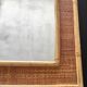Rattan and bamboo mirror Dal Vera Italy 1960s